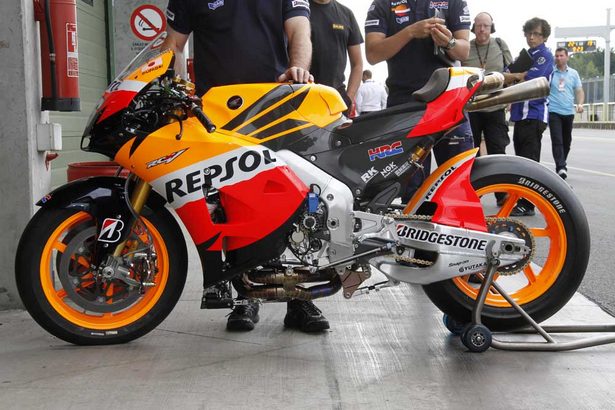 Pedrosa ha usato due RC213V con telai diversi Вице президент HRC о литровых прототипах и сезоне 2012